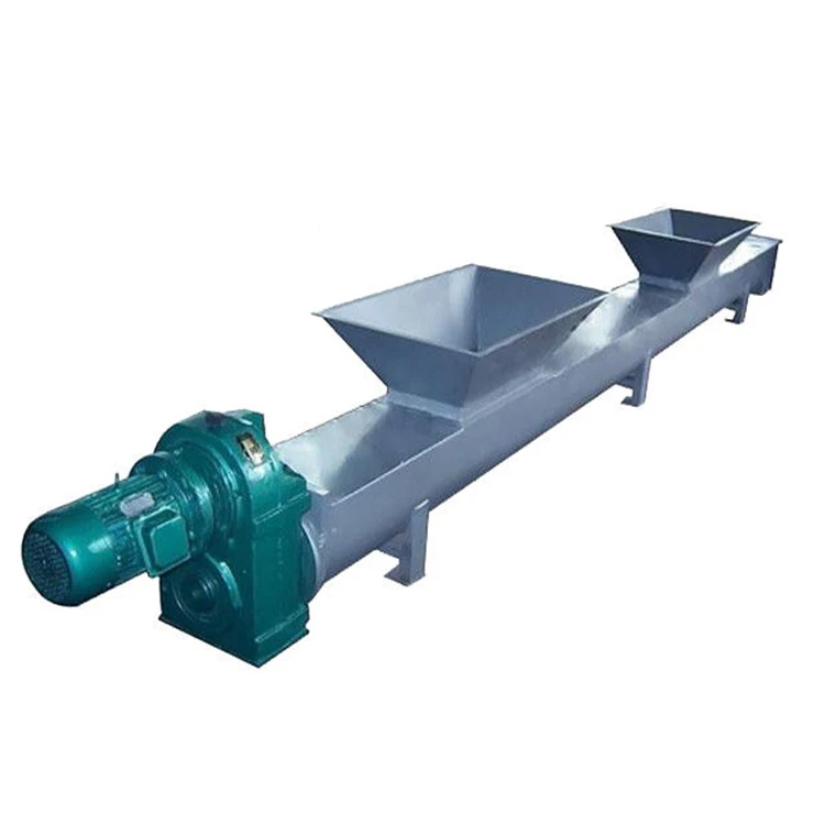 U-shaped Trough Shaftless Screw Conveyors with Rotating Shaftless Screw