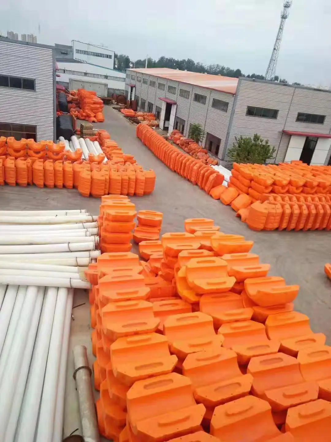 18inch Mdpe Dredging Pipe Floater Floats for Marine Oil Rubber Hose Floating