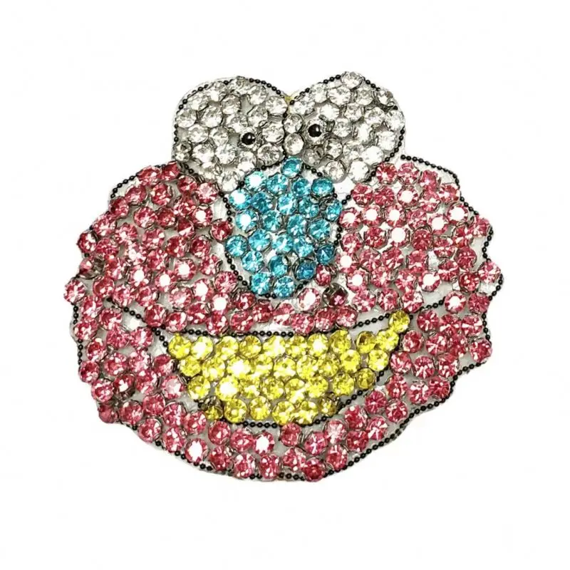 DIY handmade beaded color owl panda frog bag clothing shoes hats beautifully decorated cloth accessories Patch