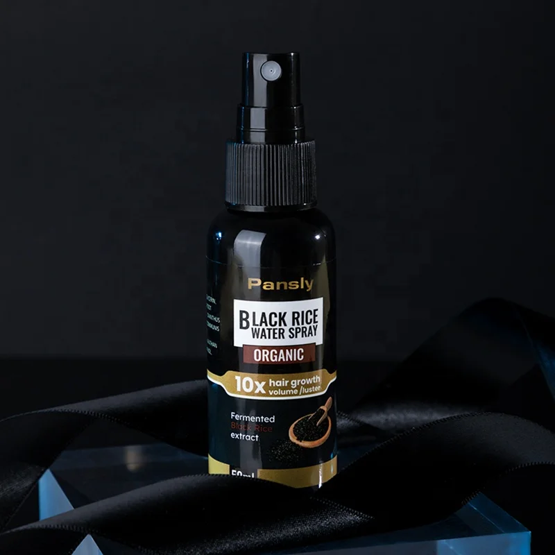 OEM 50ml PANSLY anti hair lose treatment black rice hair growth spray