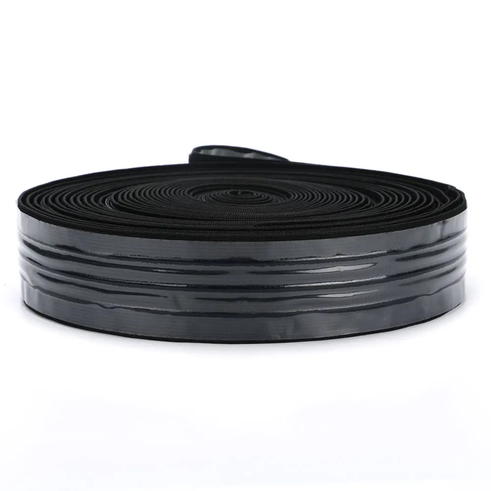 Anti-Slip Silicone Elastic Band Non-Slip Silicone Black White Elastic Band for Garments