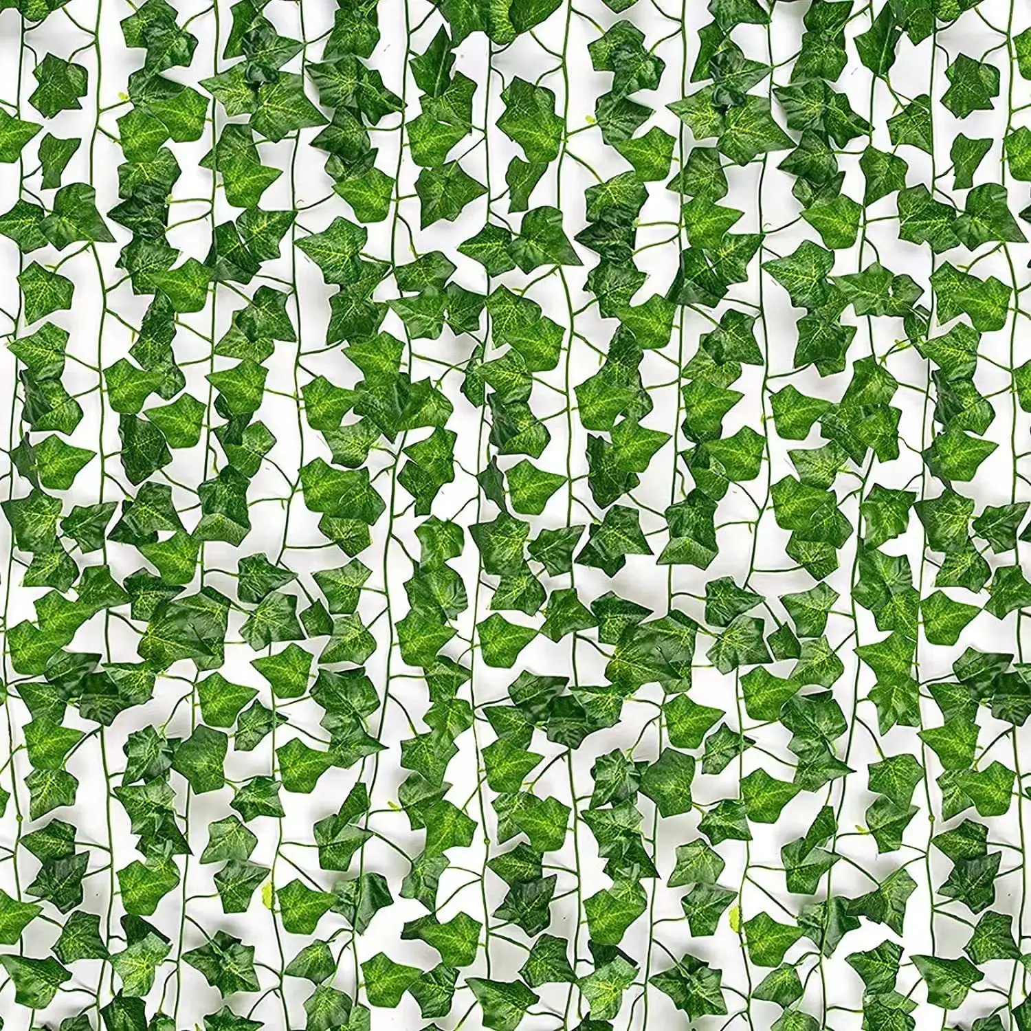 6ft 72 Leaves 210cm Artificial Green Ivy Mann for Garden Landscaping Wedding Decoration Outdoor Artificial Plants