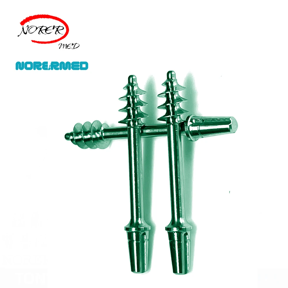 China manufacturer Titanium  Dental  TPG one-piece Implant Screw with Abutment for Dental Implant system