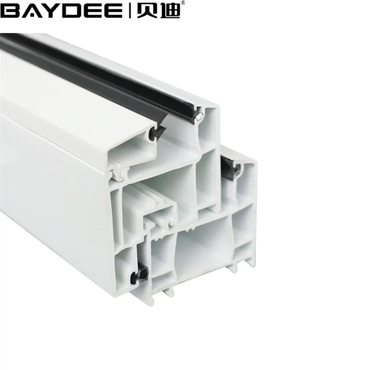 Изготовленный на заказ завод UPVC ПВХ экструзионный профиль пластиковый каркас канала для окон и дверей