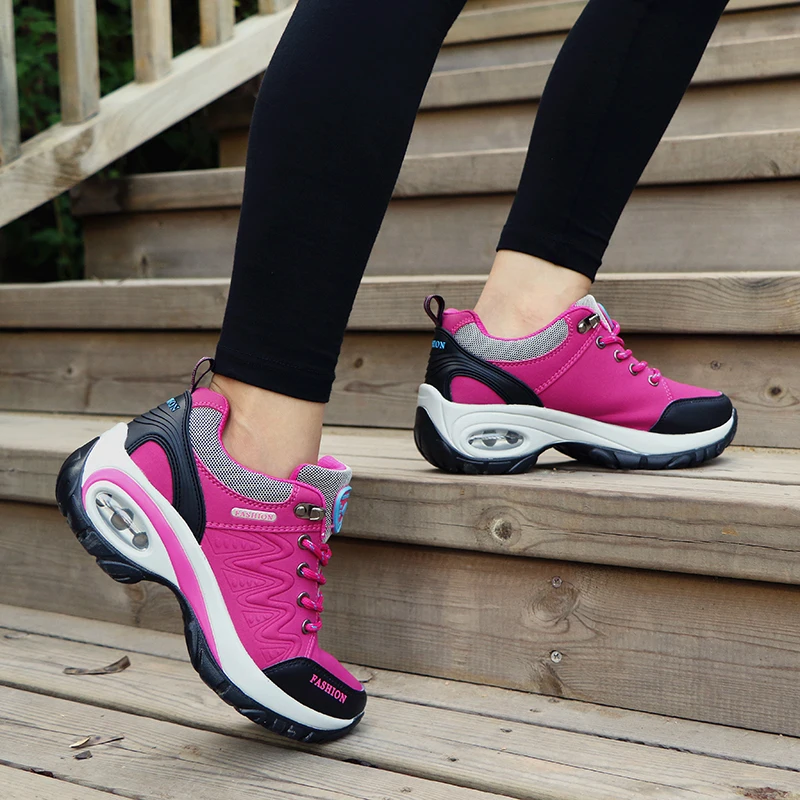 2022 NEW High Quality Fashion Daily Outdoor Jogging Running Air Cushion Chunky Casual Walking Shoes for Women