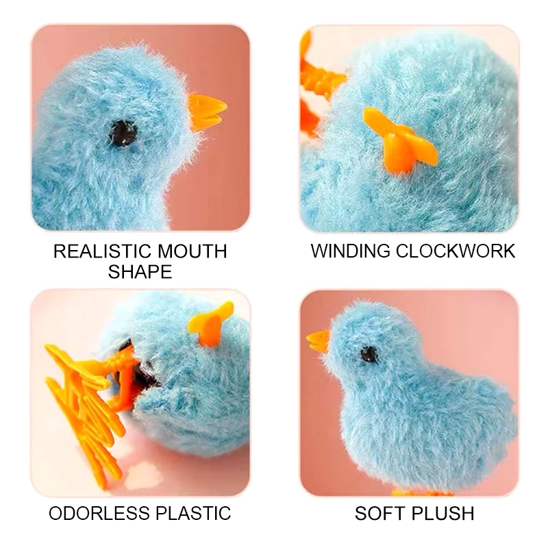 Мини забавные заводные весенние игрушки Мультяшные животные модель Windup Рекламные детские подарки на день рождения Рождество