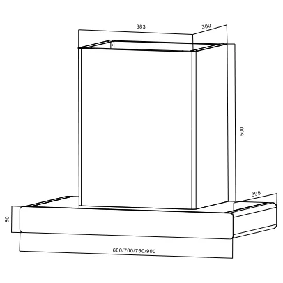 Restaurant Built in insert Kitchen Appliance range Hood Stainless Steel Customized American Kitchen Extractor Hoods