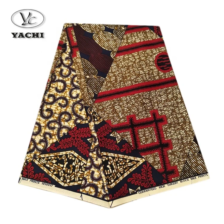 Yachitex African Fabric Manufactures Veritable Wax Block Prints Fabric