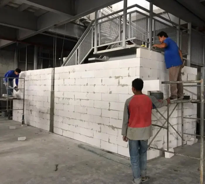Steel-reinforced Autoclaved Aerated Concrete Noise Wall Block for Hotels