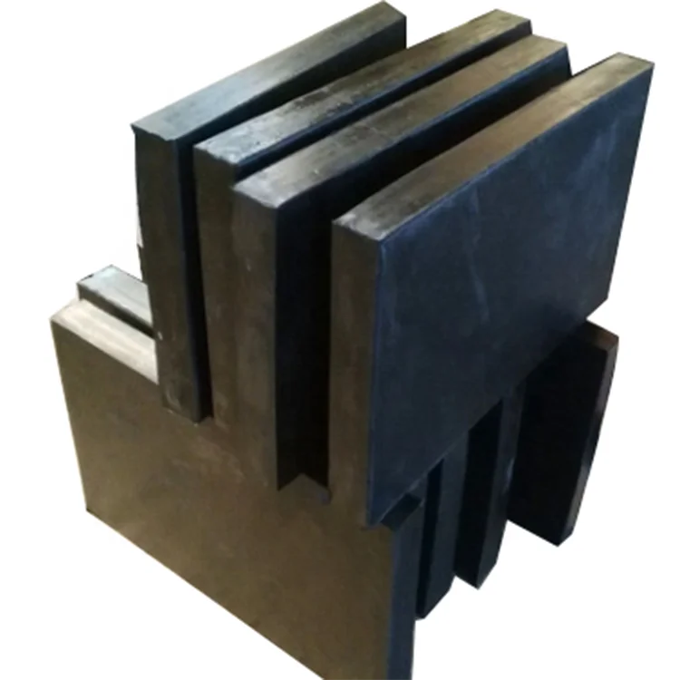 Customized Size Bridge Bearing Pad Laminated Neoprene Rubber Block Vibration Pad