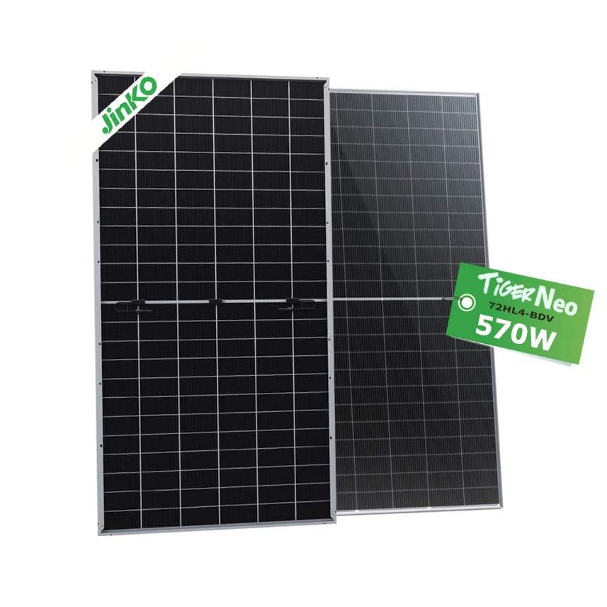 570W 580Wp 585W 590W Half Cut Tiger Neo N type Mono Photovoltaic Jinko PV Solar Panels Price