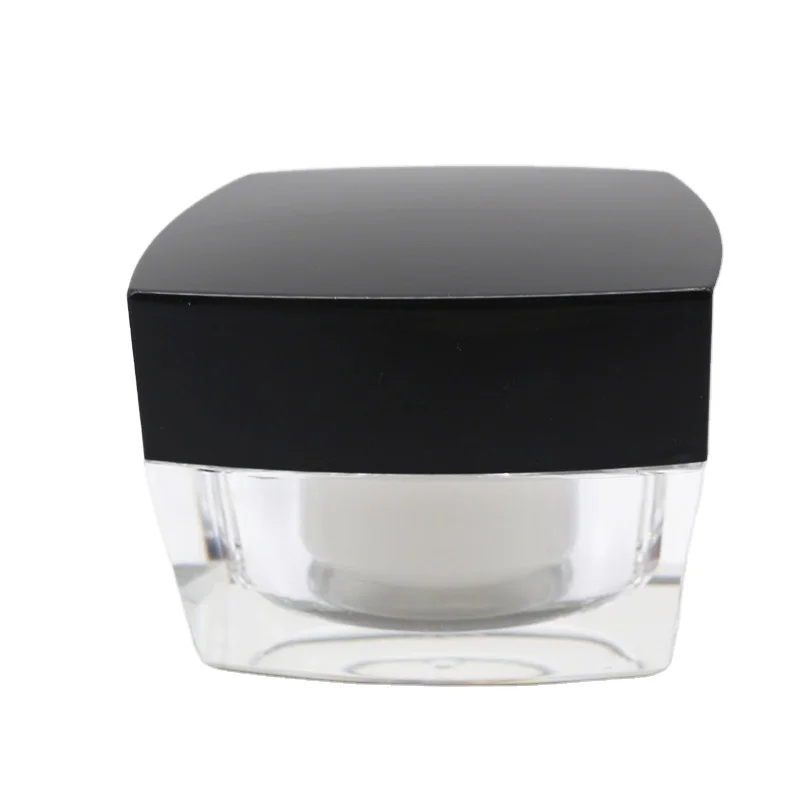 5 мл 10 15 30 50 пустая квадратная Акриловая банка для крема контейнер лосьона лица г косметической