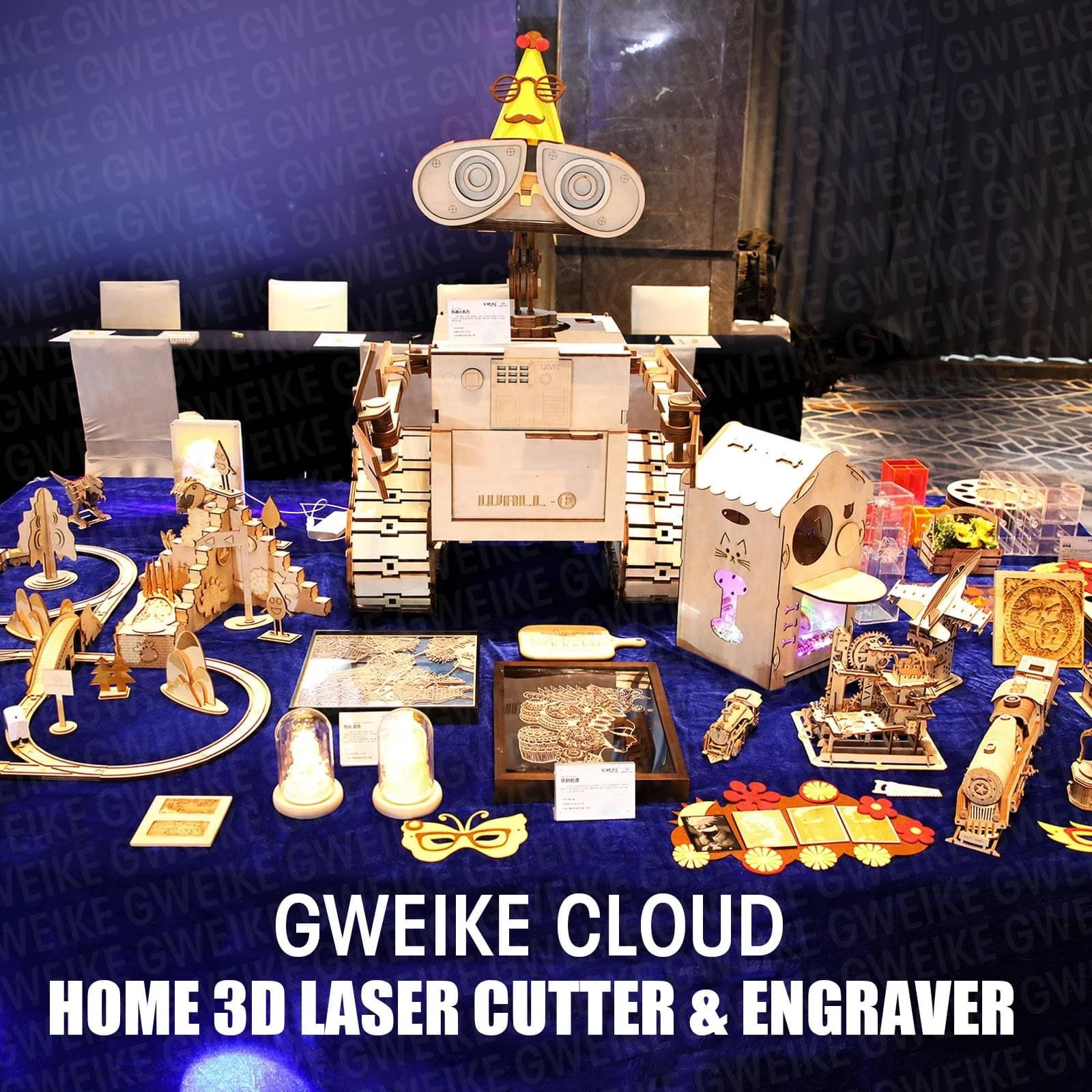 Xtools DIY wood acrylic 50W 40W 3D laser cutter printer desktop engraving machine small laser engraving machine