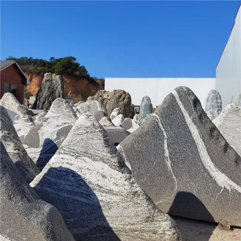 Natural Granite Stone Rockeries Garden Landscape Boulders Decorative Garden Stone block stone