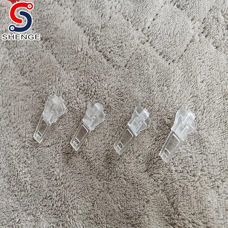Sun-protective clothing Zipper Slider Transparent  Auto Lock Zipper Puller