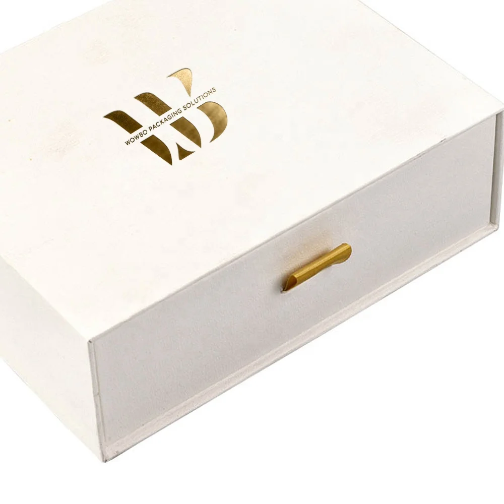 Fabric Linen Drawer USB Stick Flash Drive presentation Gift Box