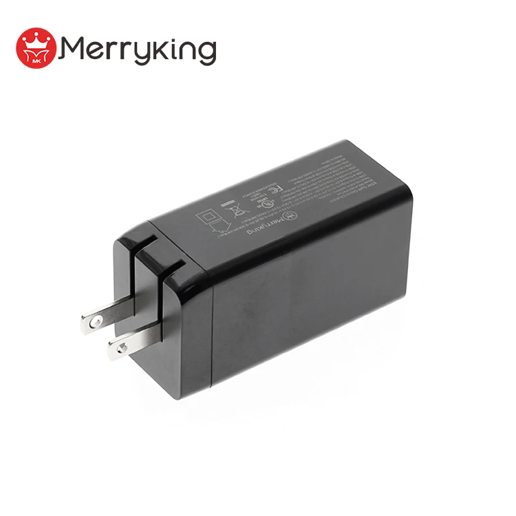  Горячая Распродажа Сетевое зарядное устройство с 3 портами GaN 65 Вт PD адаптер USB-C + QC3.0 для
