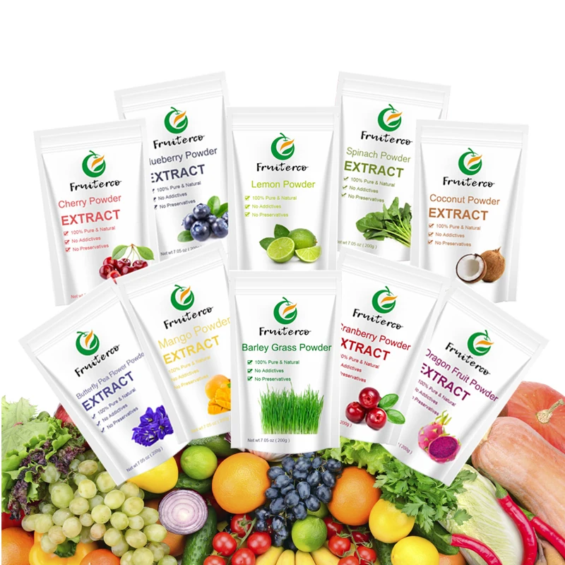 100% чистый натуральный лимонный фруктовый порошок ароматизированный органический лиофилизированный Лимонный Порошок