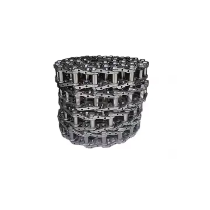 Track Chain Assembly for Excavator Undercarriage Spare Parts PC200-5 PC200-6 PC200-7