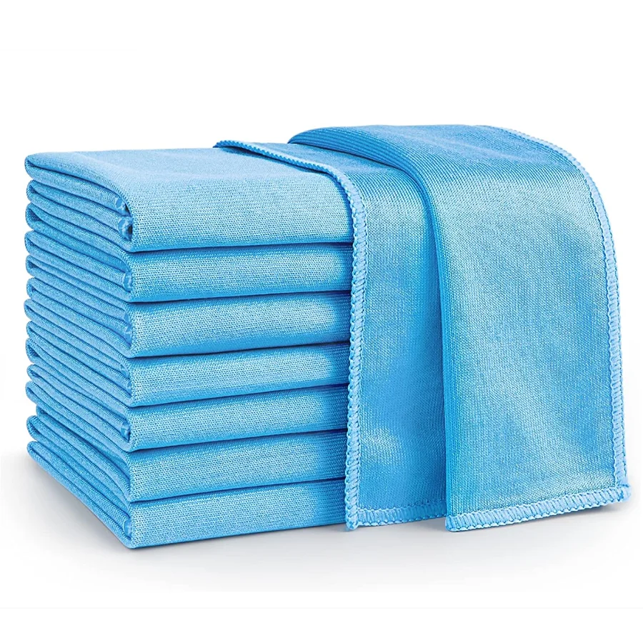 Without Water Marks Perfect Lint Free Nanofiber Cloth For Glass Cleaning Towel Microfiber Glass Cloth