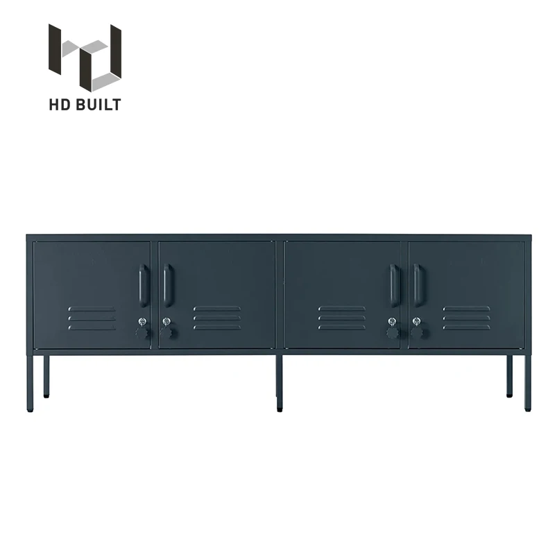 Commercial Steel Tv Stand Classical French Cabinets Deep Storage Living Room steel Furniture