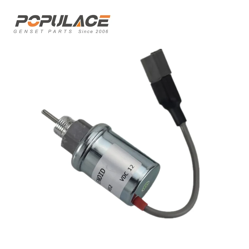 shut off solenoid generator accessories generator parts push pull solenoid 24v 12v cat solenoid valve u85206452