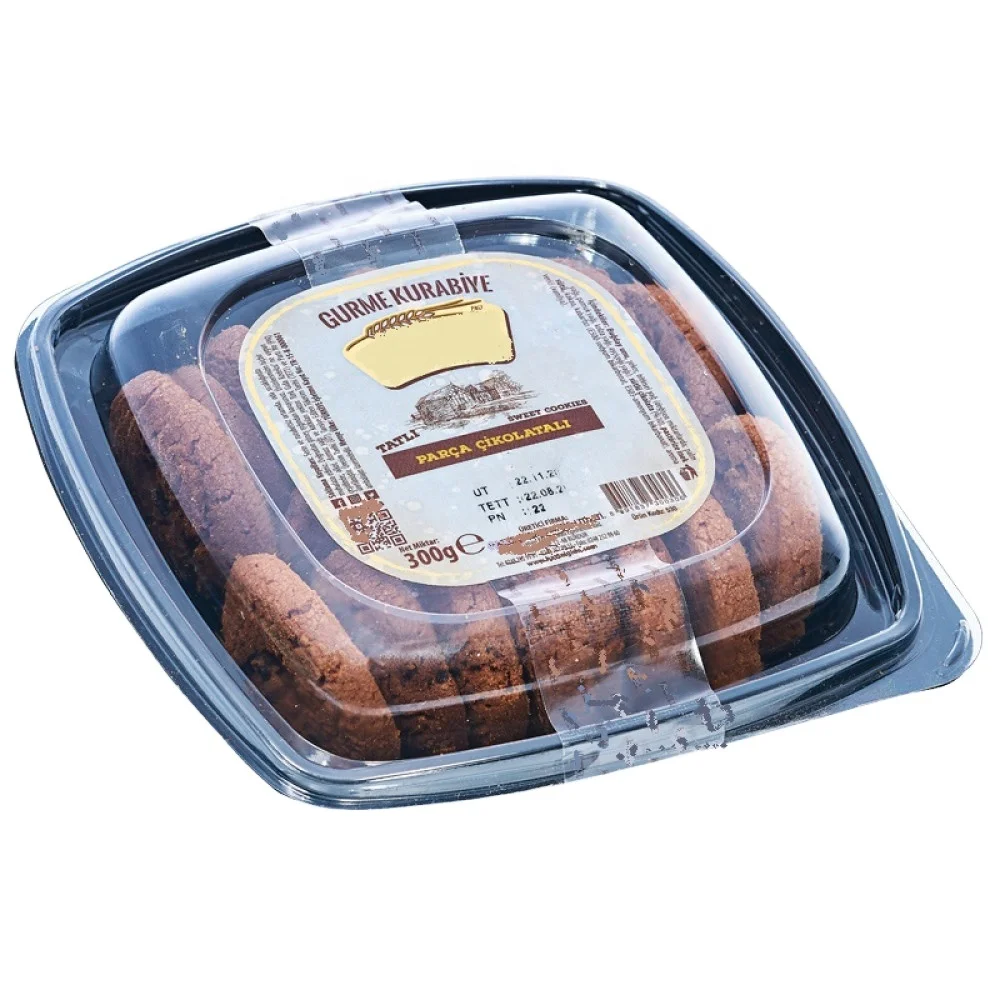 Оптовая продажа с завода, печенье с шоколадными чипсами, 300 г, продукт, вкусная Кондитерская еда, высококачественное сладкое печенье из Турции