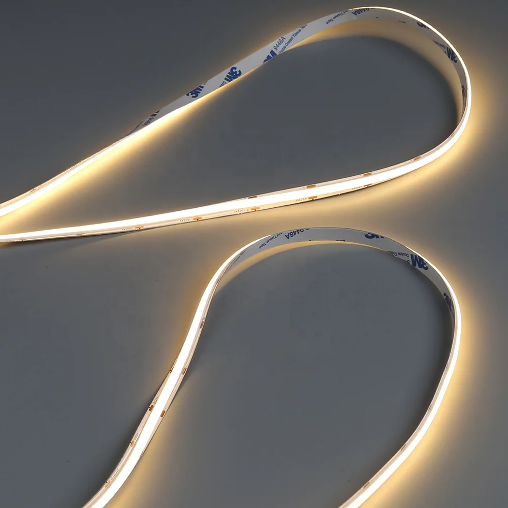 Competitive Factory Price Dotless luces led Light Dimmable Dream Color 600leds/m RGB Digital 12V COB RGB custom led strip Light