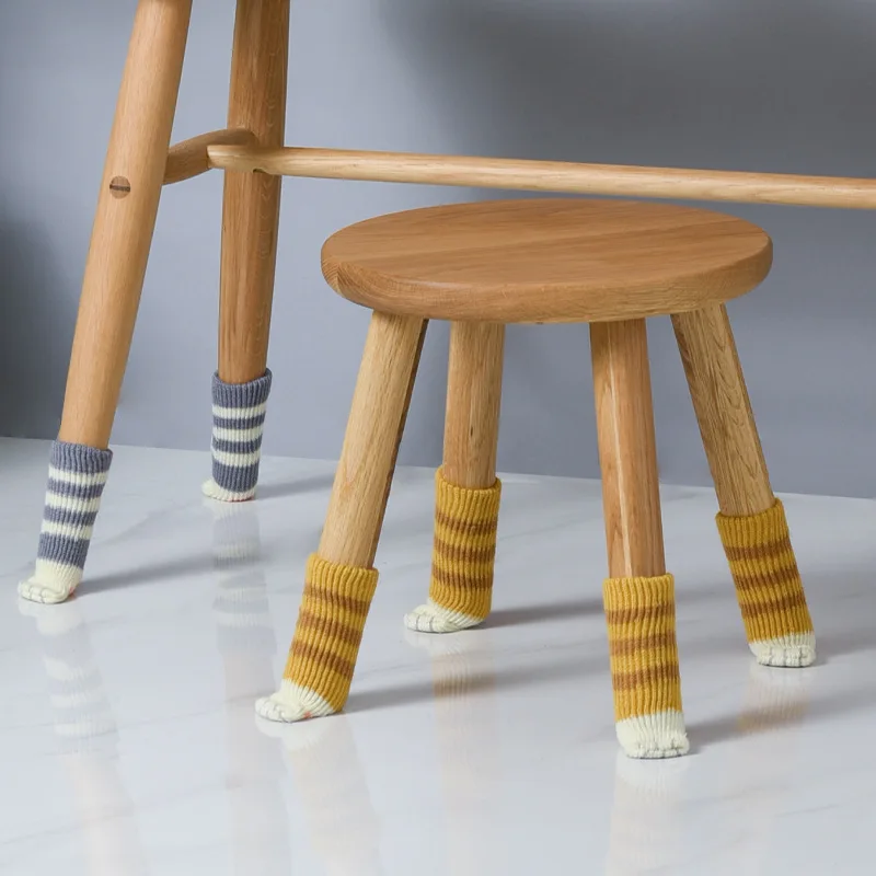 
Floor Protectors Set Socks Elastic Non Slip Stool Table Sofa Square Cover Feet Cap Furniture Felt Pads Chair Leg Floor Protector 