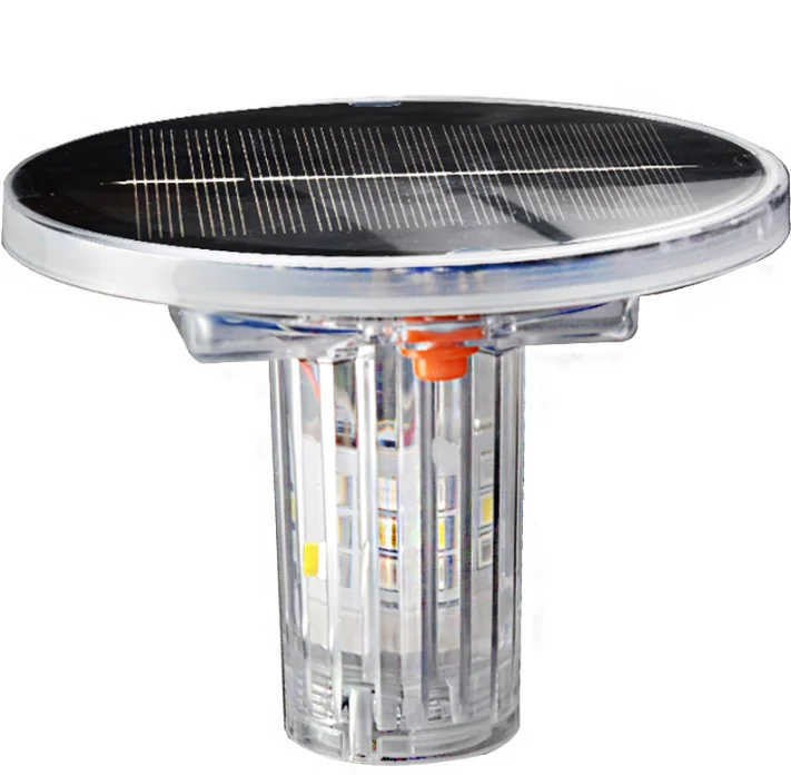 Traffic Emergency Signal Warning Flash Beacon Strobe Lamp Solar Panel 5V 120ma 3 Color SMD LED Warning Light For Road Safety