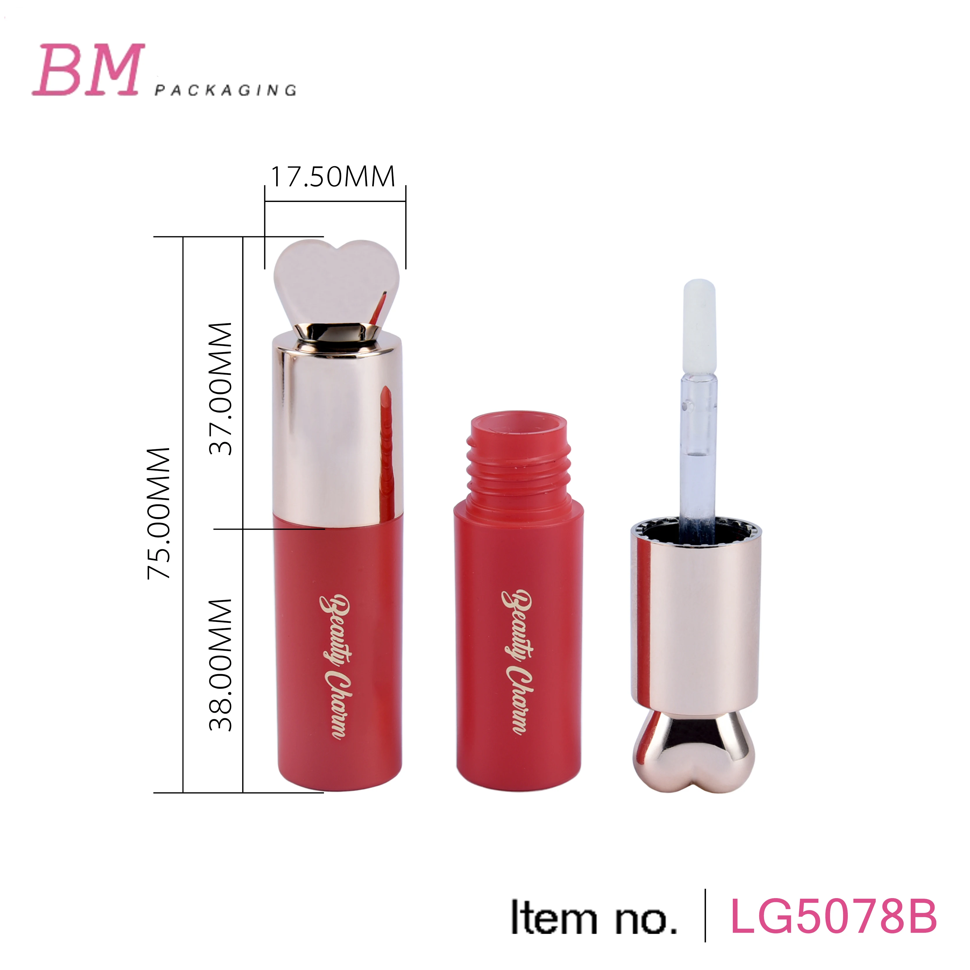 lipgloss tubes with heart tops,empty mini heart shaped lip gloss bottle with wiper 1.5ml