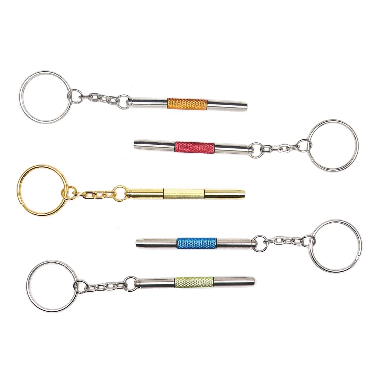 Оптовая продажа, портативная многофункциональная отвертка для очков, инструменты для очков, 3 в 1, отвертки, Ремонтный комплект с брелоком