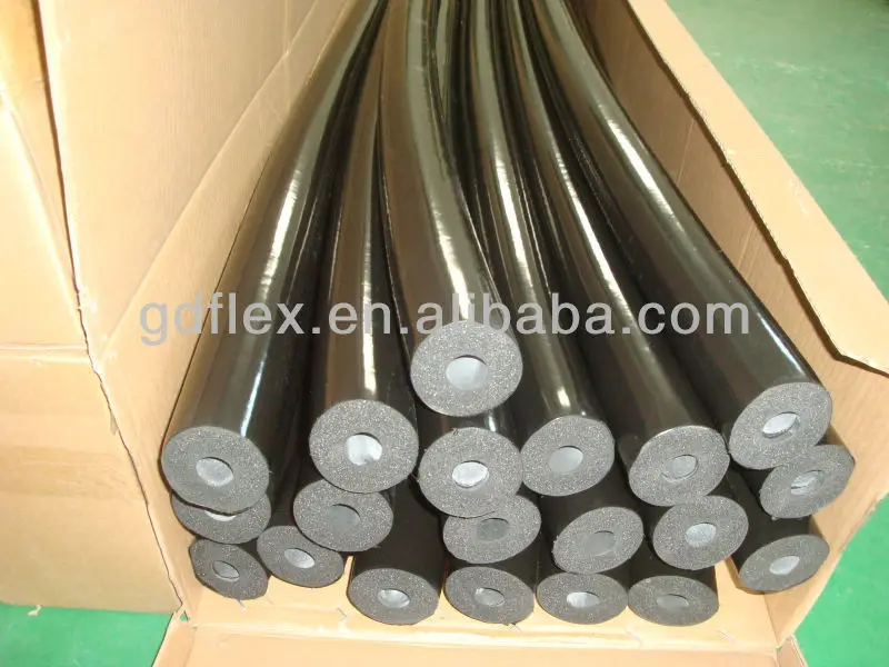 Red Seamless UV resistant pre jacketing for hot line epdm insulation pipe
