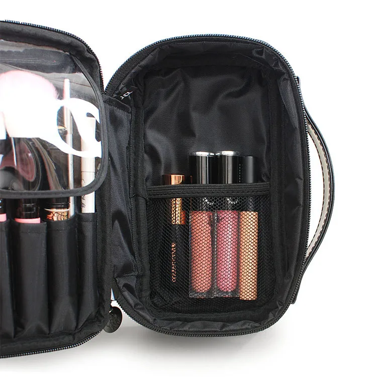 
Professional Cosmetic Case Makeup Brush Organizer Makeup Artist Case 