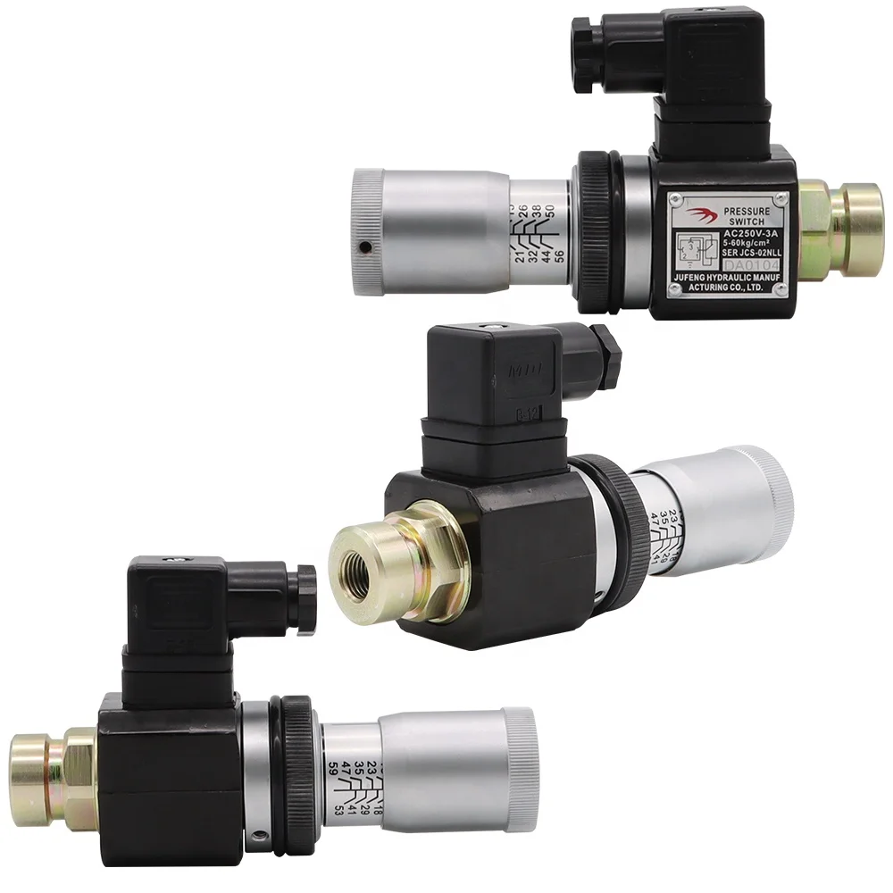 Hot Selling JCS-02H Hydraulic Pressure Switch Pressure Relay Jufeng Hydraulic Sensor Switch