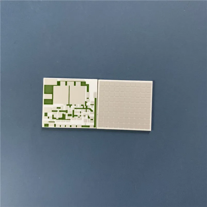 Custom electronic ceramic 96% alumina ceramic thick film circuit resistor PCB board