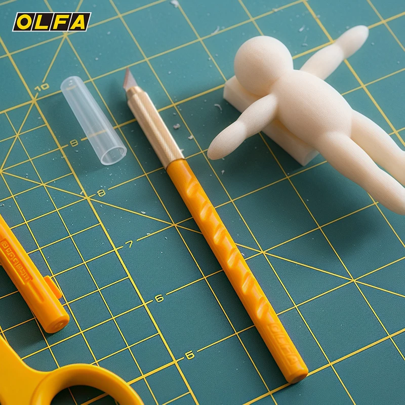 OLFA Hand Carving Paper Knife Rubber Stamp Carving AK-1|5B detailed cuts Graphic Art Knife