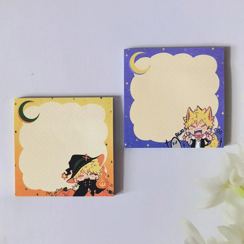 Manufacturer Custom Memo Pad Printing Notepad Cartoon logo 7.5*7.5 cm Sticky