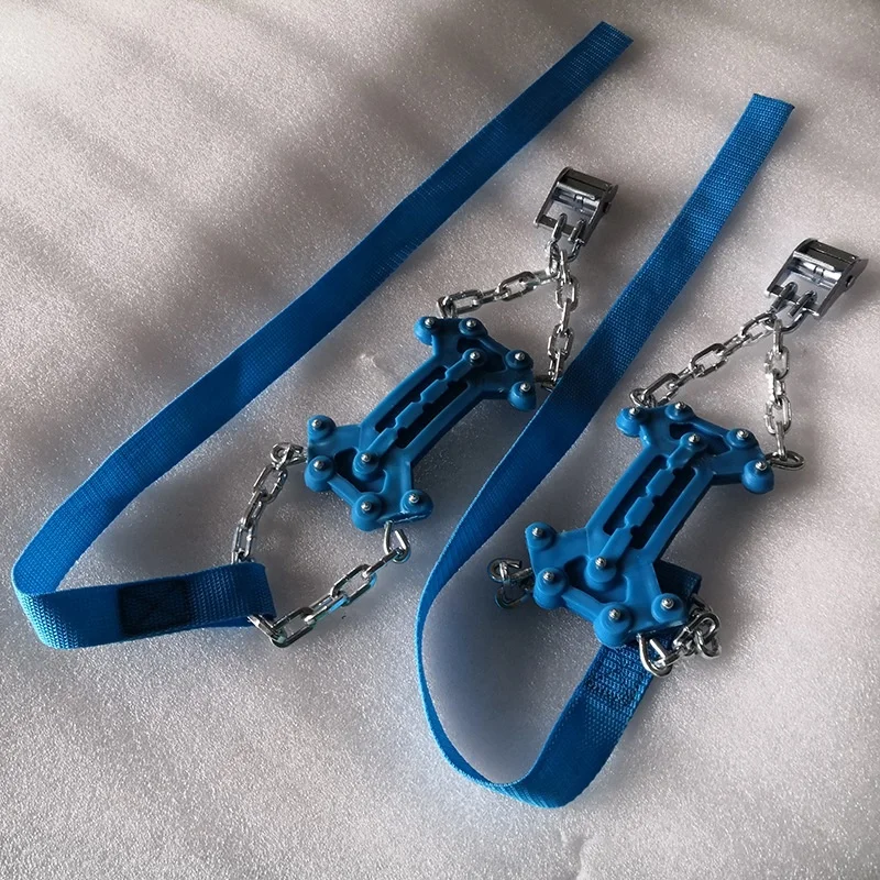 Winter road safety anti-sliding winter rubber chain for car emergency rescue