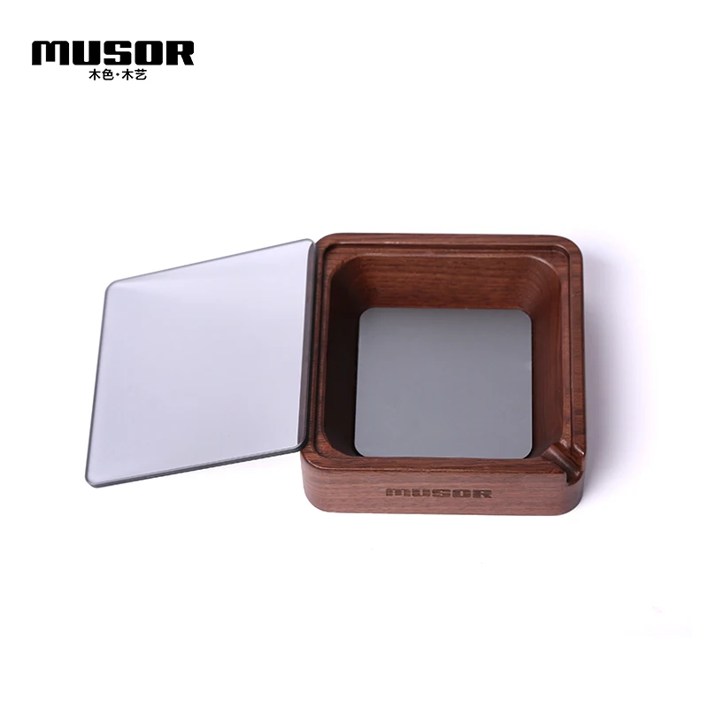 
New Handmade House Shaped Cheap Cool Bamboo Ashtray 