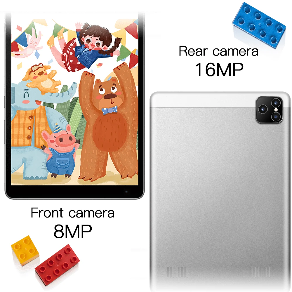 P80 Pad Pro Tablet 8 Inch 6GB RAM 128GB ROM Tablette MTK 6797 10 Core 5300mAh Android 10 Tablets Dual 5G WIFI GPS Tablet PC