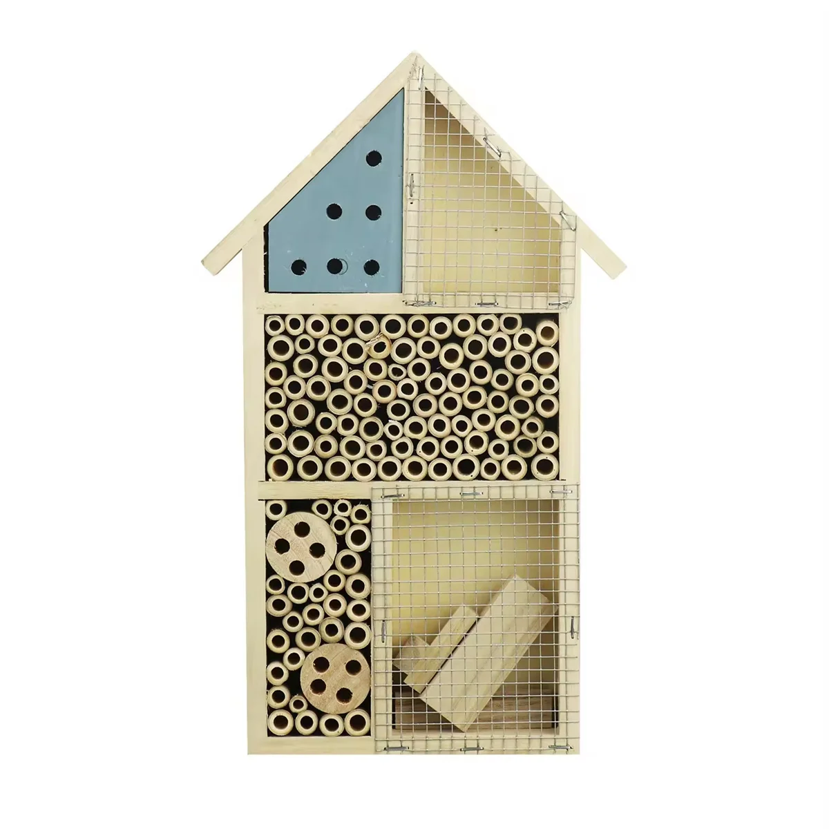 WILDMX Simple and novel bamboo tube bee bee hotel box insect bee garden wooden house
