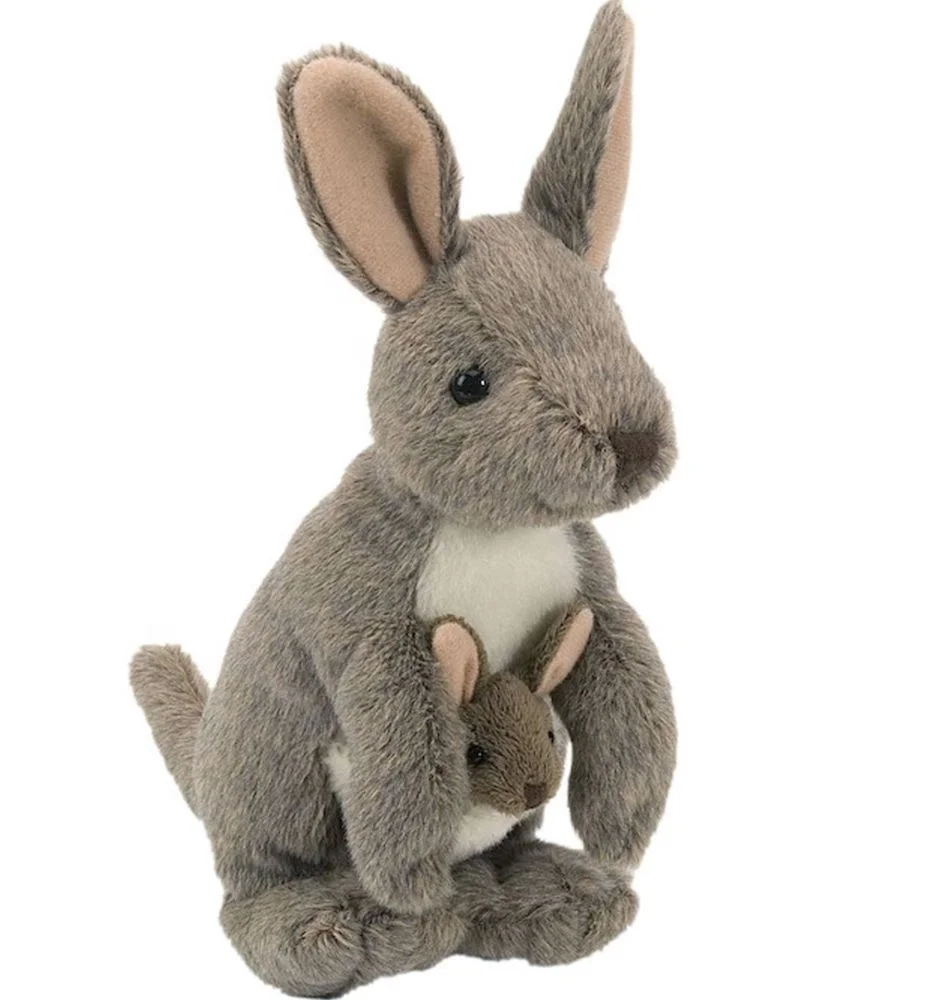 Customized Cute Kangaroo Stuffed Animal With Baby Plush Toys for Kids Birthday Gifts Toy