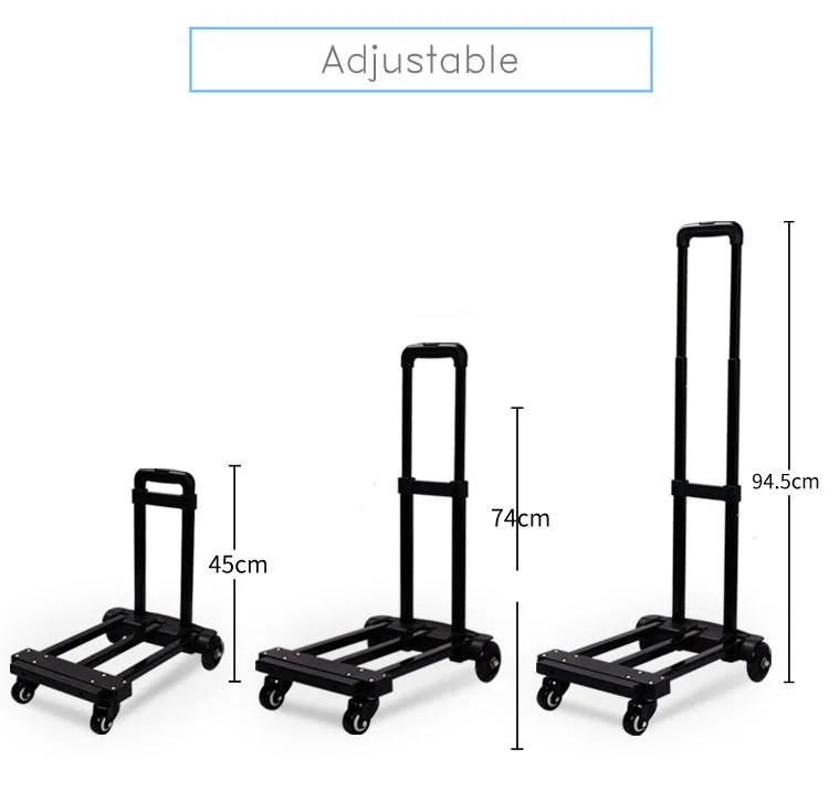 Tianyu Telescoping Handles Luggage Carts Trolleys Lightweight Portable Travel Accessories