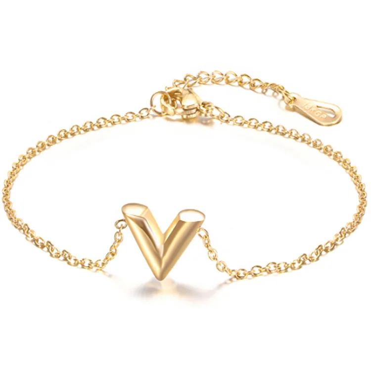 Из нержавеющей стали для женщин, ювелирное изделие, не вызывает аллергии, 18K позолоченный Материал колье и сережек с голубыми и рисунком в виде модной надписи браслет для женщин