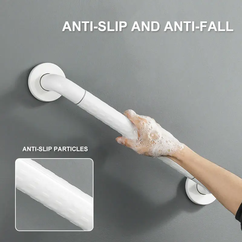 Chinese Factory Wholesale 40cm 201 Stainless Steel Shower Grab Bars Bathroom Toilet for Elderly