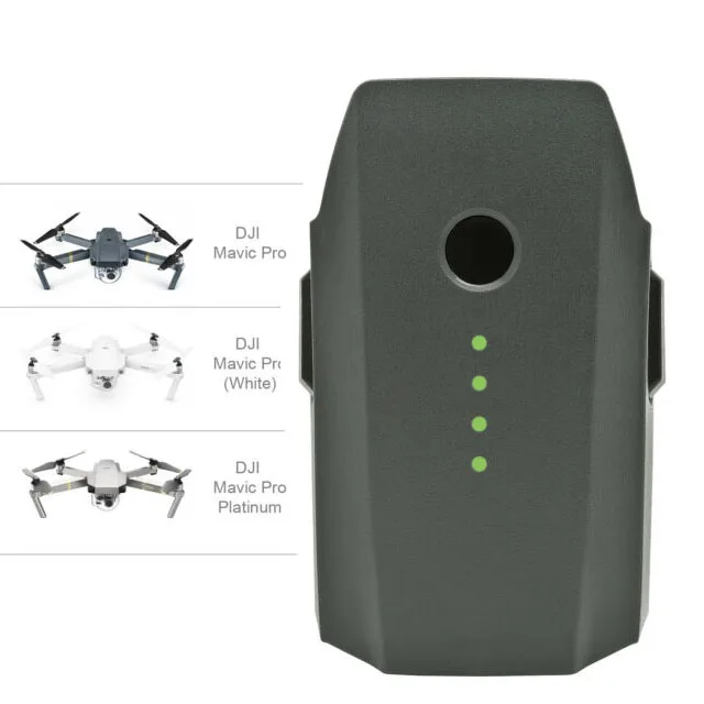 Запасной аккумулятор для дрона Dji Mavic Pro, перезаряжаемые батареи со встроенным светодиодным индикатором