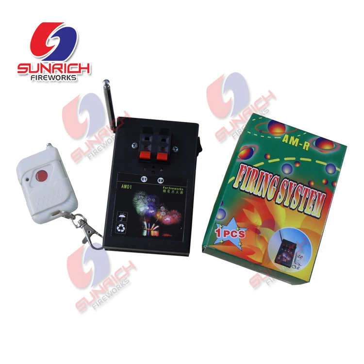 AM04R 4 channel with one receiver remote control cold fireworks firing system