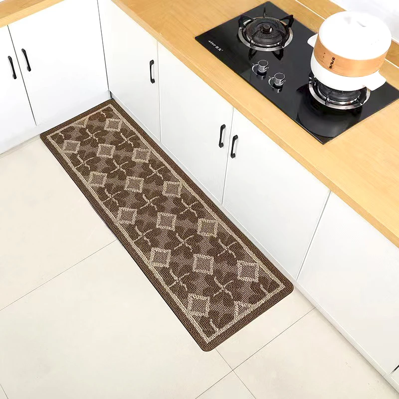 Jiahe carpet mat 2-piece set anti skid plush absorbent bathroom carpet machine washable