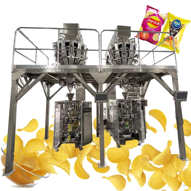 Vertical packaging machine snacks potato chips packing machine
